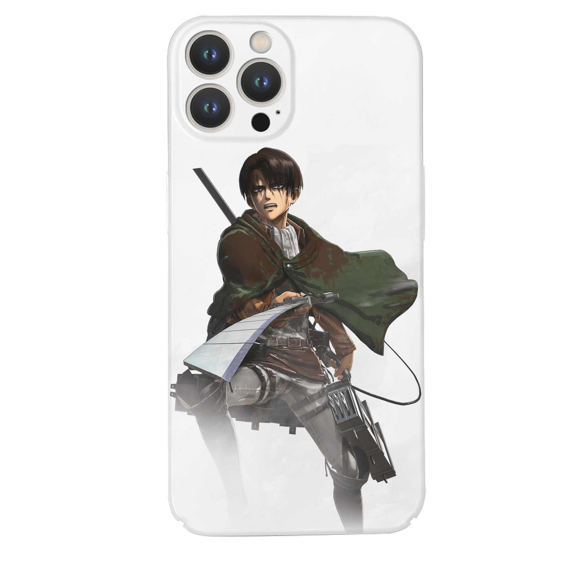 （画像用） 進撃の巨人 リヴァイ·アッカーマン Attack on Titan Levi Ackerman 【iPhone 14シリーズ対応】ハードケース